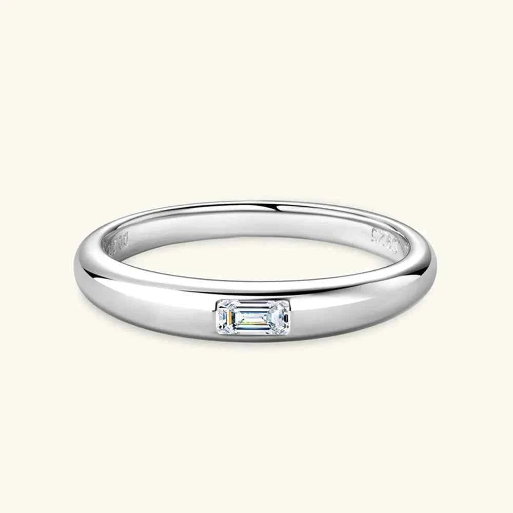 925 sterling silver moissanite ring — additional view 5