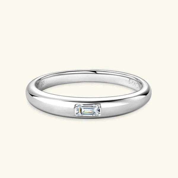 925 sterling silver moissanite ring — additional view 5