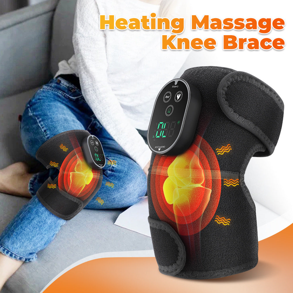 Heated massage knee pad shown on white background Main image