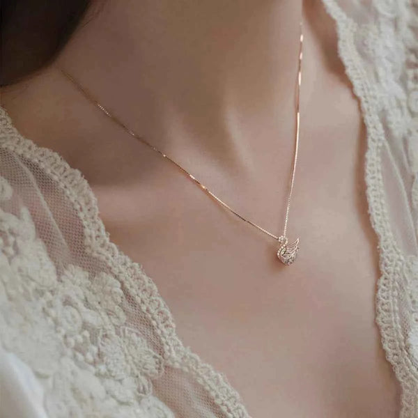 Zircon pendant necklace in 925 sterling silver — additional view 5