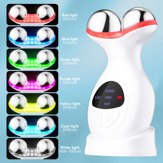 7-Color EMS Facial Massager Splashis acne-treatment activated advanced advanced-technology affordable-luxury age-reversing ageless amazing anti-wrinkle at-home-facial awakened awesome beauty-device beauty-ritual beauty-tech beginner-friendly