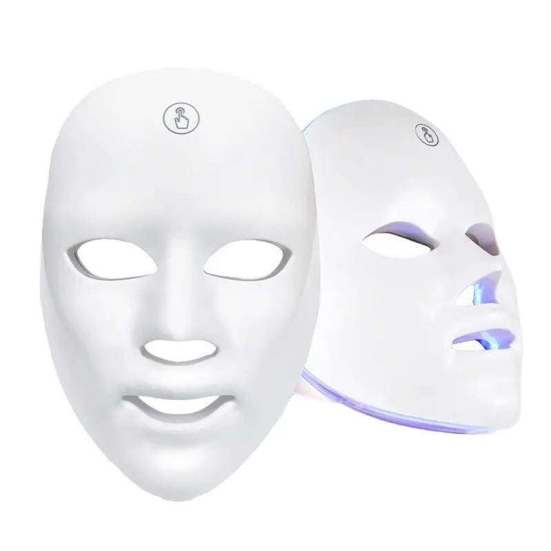 7-Color LED Face Mask Splashis 7 color LED face mask acne treatment light anti aging LED mask anti wrinkle LED mask at home LED facial blue light acne mask blue light therapy acne collagen boosting face mask dermatologist LED mask face mask