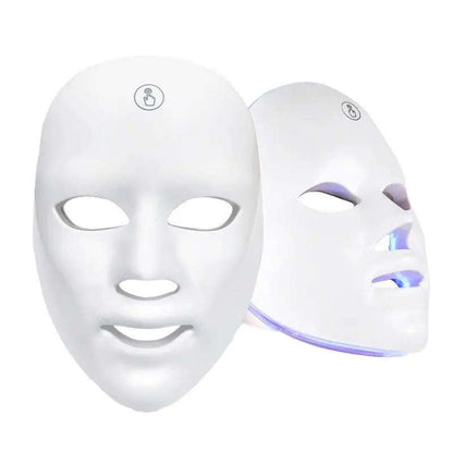 7-Color LED Face Mask Splashis 7 color LED face mask acne treatment light anti aging LED mask anti wrinkle LED mask at home LED facial blue light acne mask blue light therapy acne collagen boosting face mask dermatologist LED mask face mask
