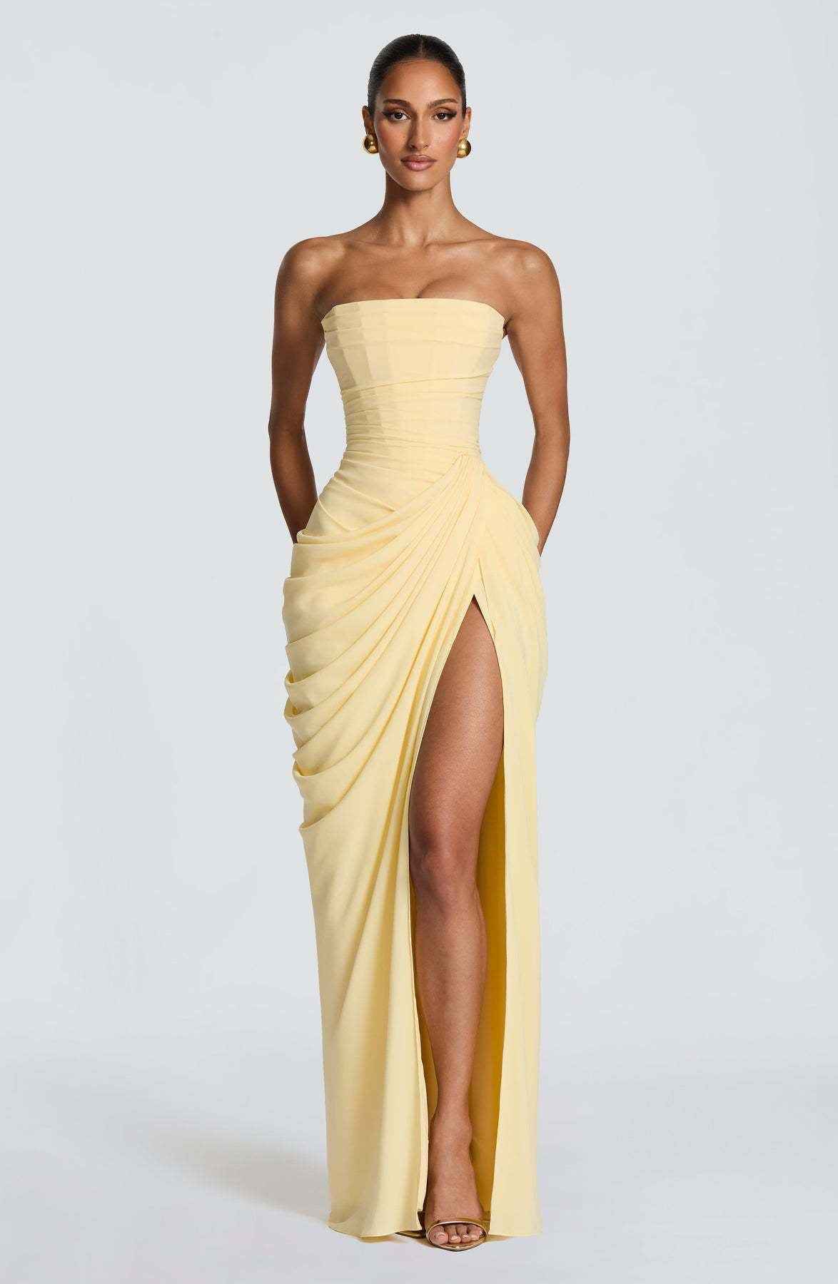 Asymmetrical off-shoulder bodycon dress — additional view 8