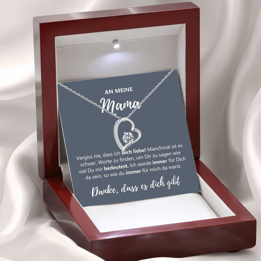 Heart Shape Zirconia Necklace - Splashis