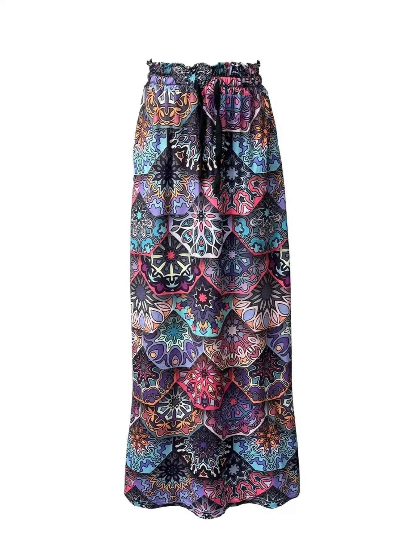 Printed Wide-Leg Pants for Ultimate Comfort and Effortless Style - Splashis