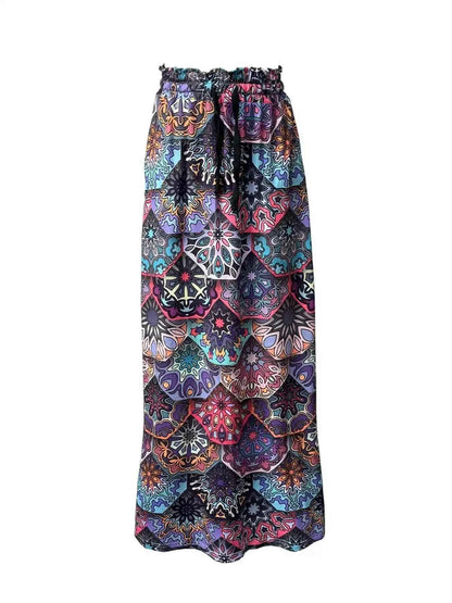 Printed Wide-Leg Pants for Ultimate Comfort and Effortless Style - Splashis
