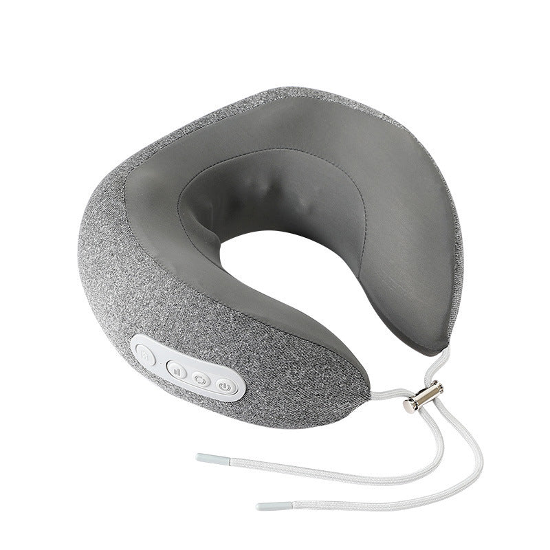 U-shaped massage pillow shown on white background