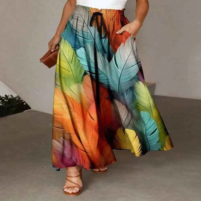 Printed Wide-Leg Pants for Ultimate Comfort and Effortless Style - Splashis