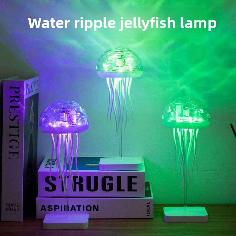 Water ripple jellyfish lamp product photo