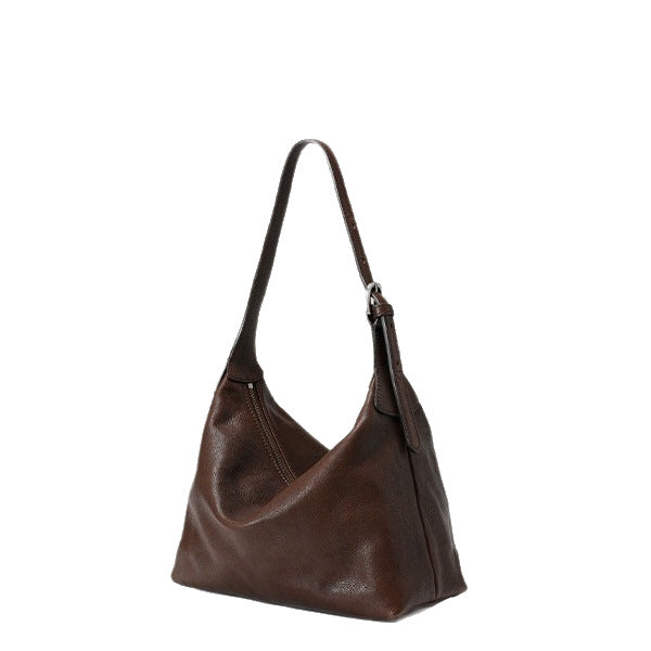 Hobo bag Elephant Gray color detail