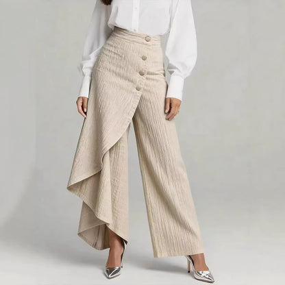 Stylish Wide-Leg Casual Pants - Splashis