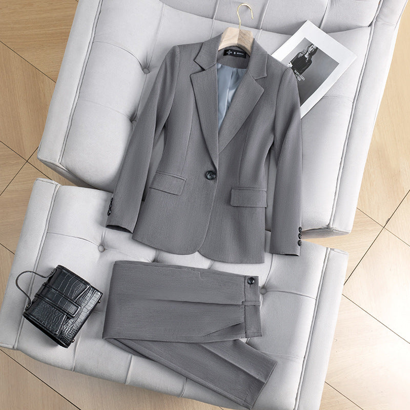 Women's two-piece business suit set product photo Main image