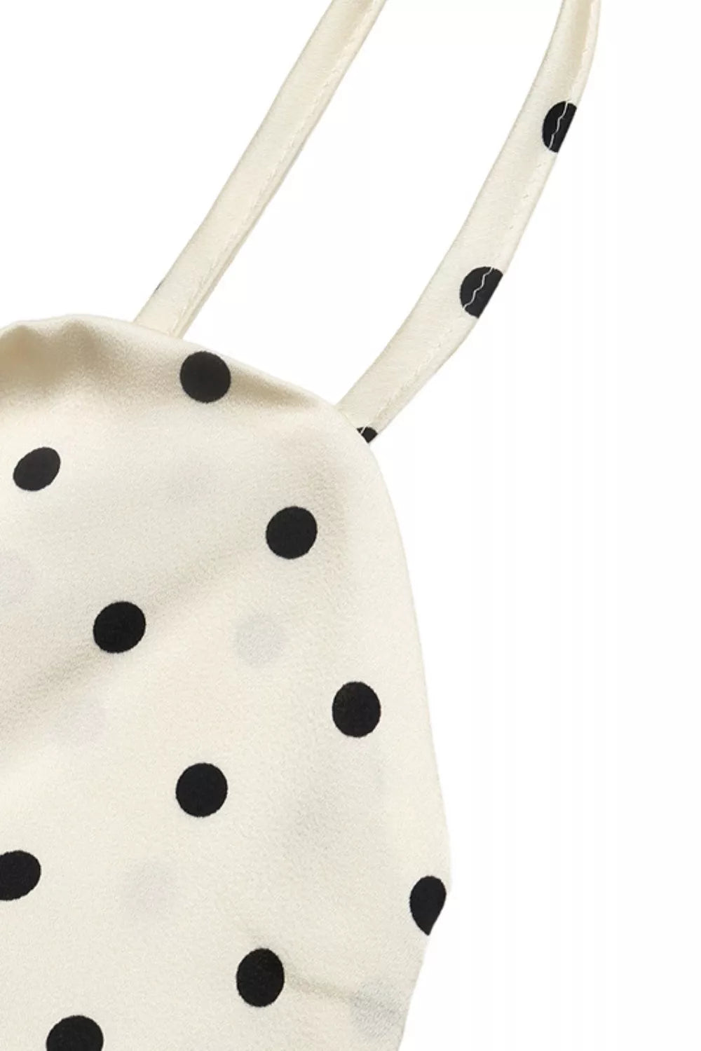 Polka Dot Tie-Front Cutout Maxi Dress-Maxi Dress.-Splashis-Splashis