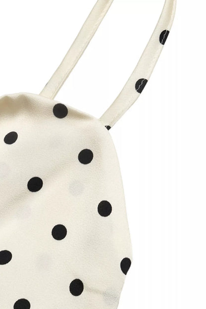 Polka Dot Tie-Front Cutout Maxi Dress-Maxi Dress.-Splashis-Splashis