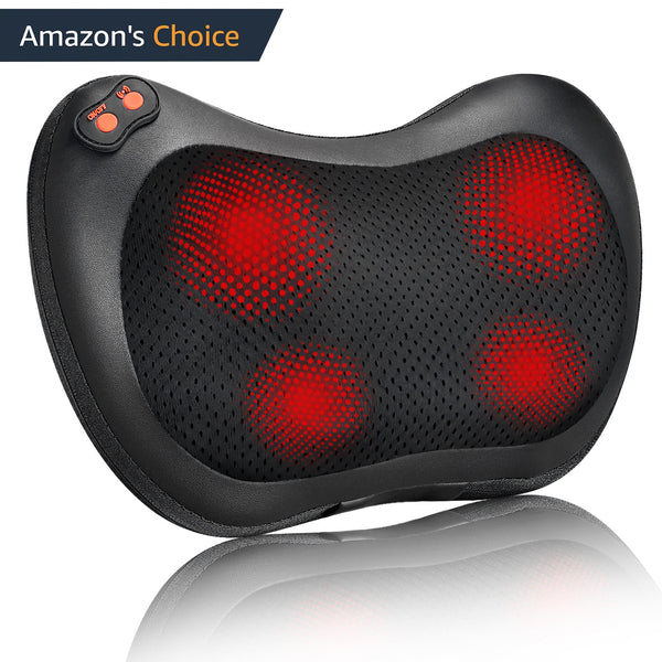 Electric cervical massage pillow shown on white background