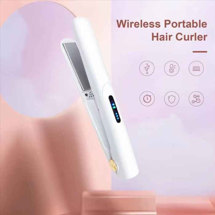 Cordless rechargeable hair straightener — primary view Main image