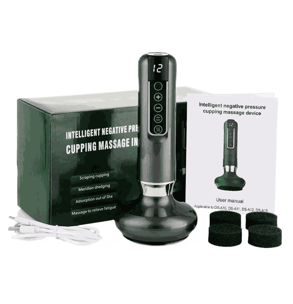 Electric cupping and scraping massager with heat — additional view 3