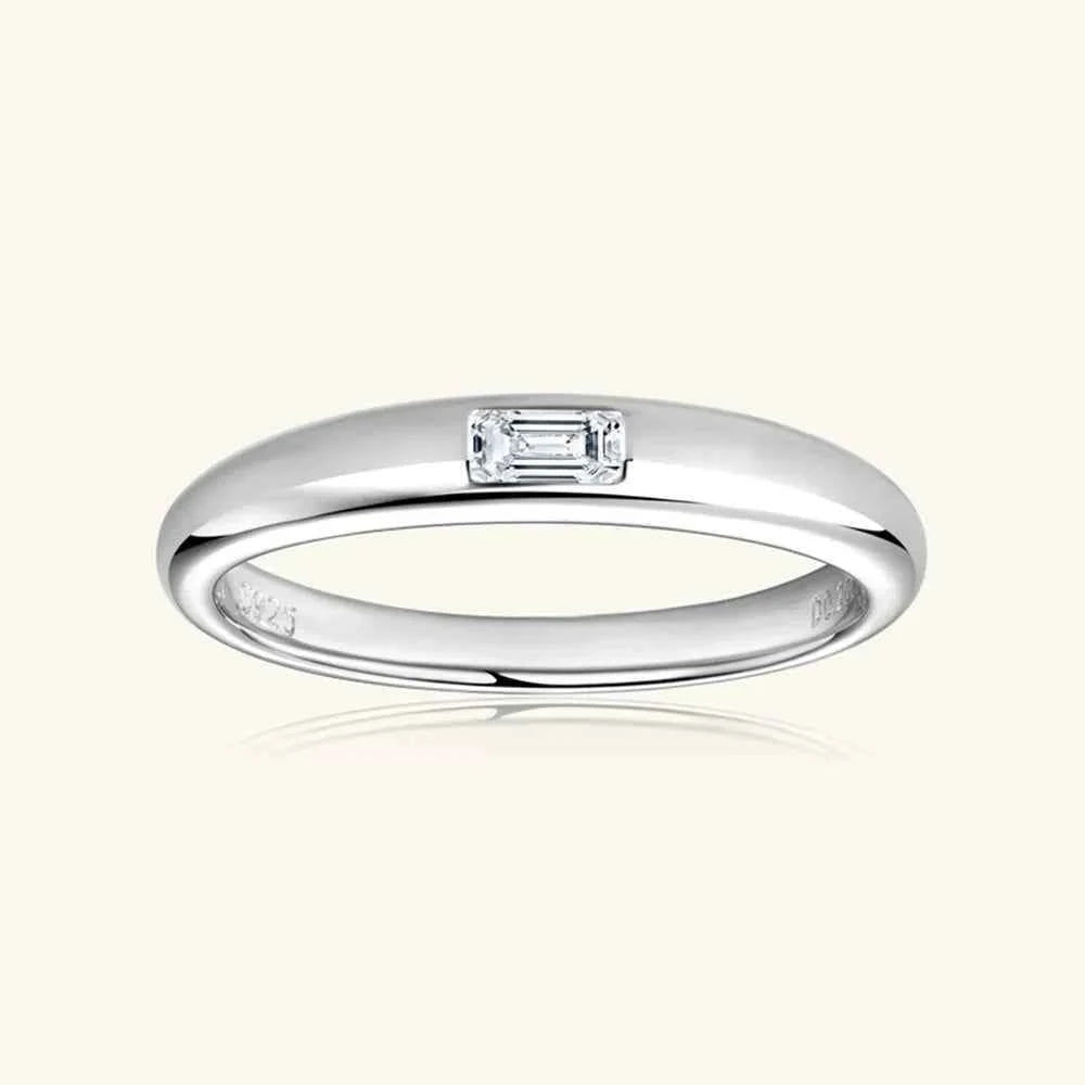 925 sterling silver moissanite ring — additional view 7