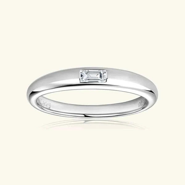 925 sterling silver moissanite ring — additional view 7