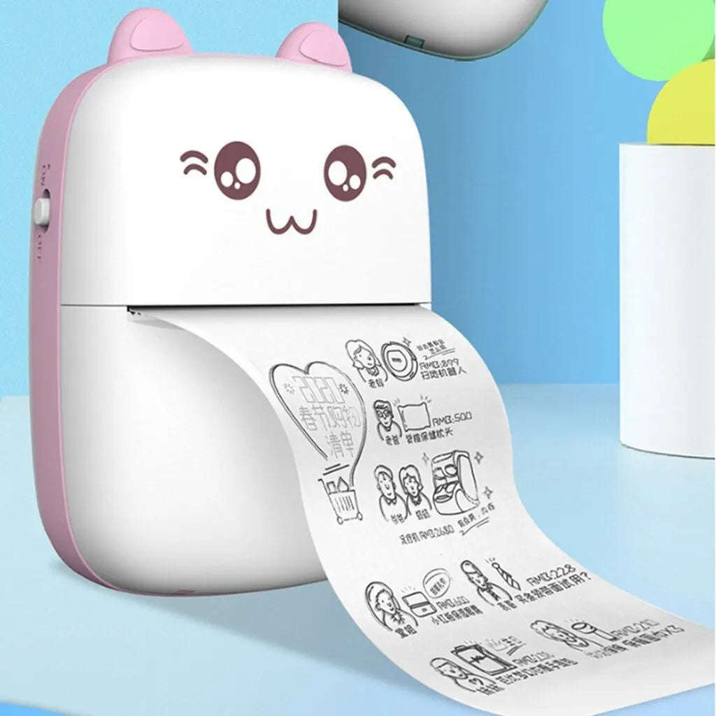 A6 - Mini Bluetooth Thermal Printer Splashis address labels adventure journal aesthetic gadgets amazon alternative android compatible app based app controlled printer baby shower printer back to school printer barcode printer beginner friendly