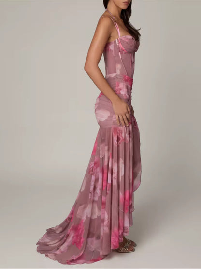 Sweetheart Neck Slit Maxi Dress-Maxi Dress.-Splashis-Splashis