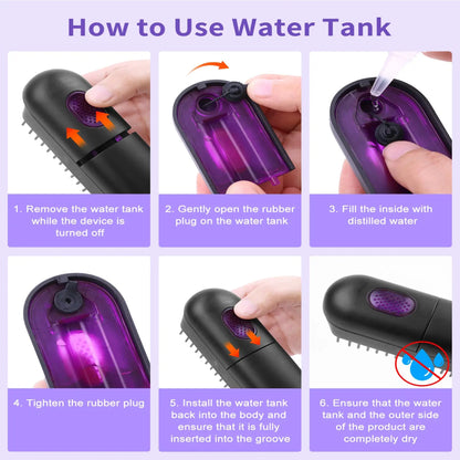 Professional Steam Hair Straightener-Personal Care Appliances-Splashis-Splashis