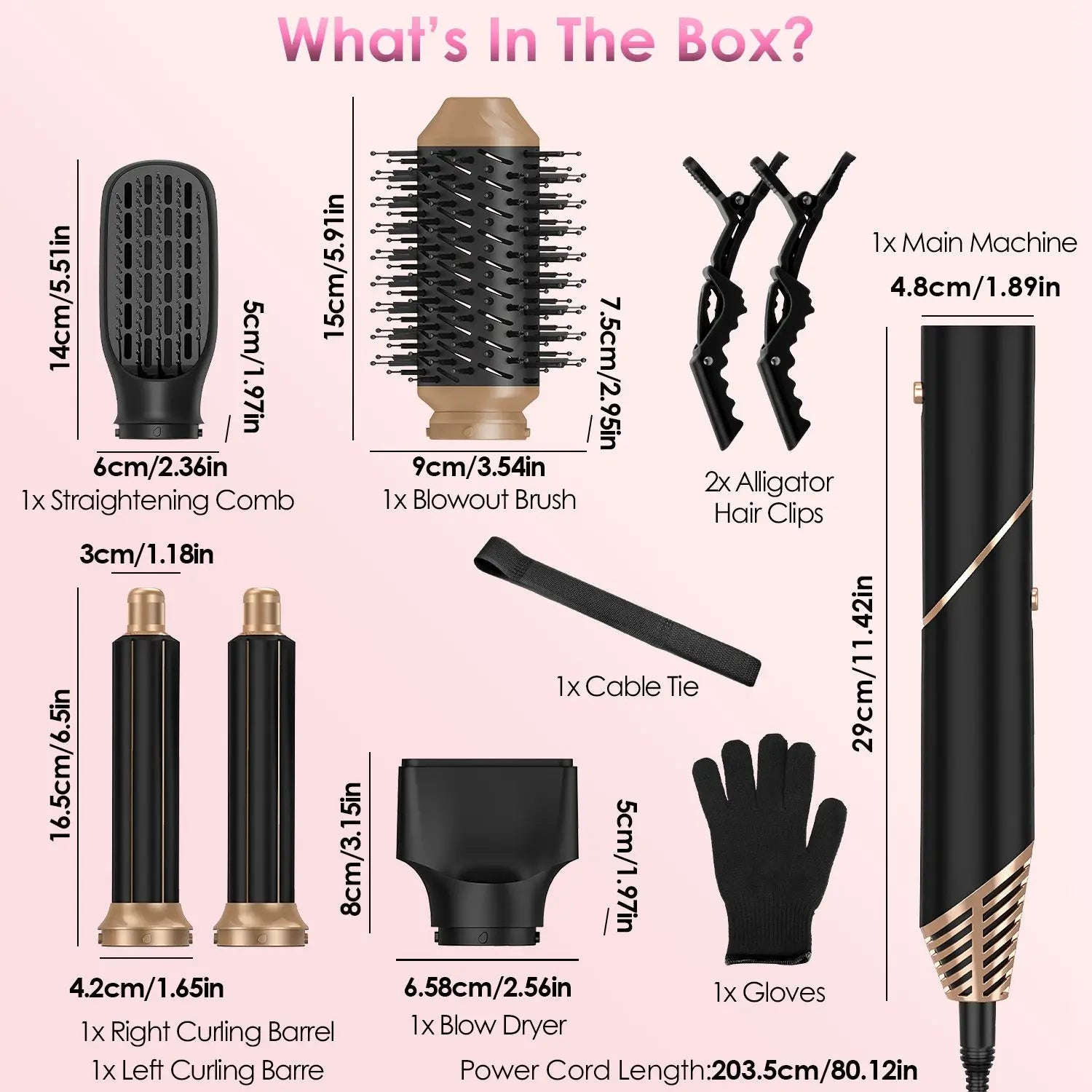 All-in-One Air Styler Splashis 1000w hair dryer 3 temperature settings 360 degree swivel cord 5 in 1 hair styler 6 foot power cable 60000 rpm motor adjustable heat hair dryer adult beginner friendly affordable airwrap affordable luxury beauty