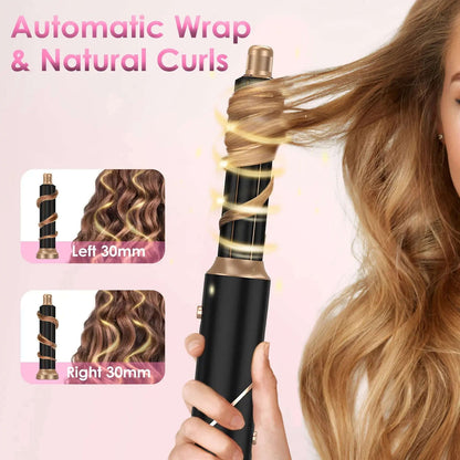 All-in-One Air Styler Splashis 1000w hair dryer 3 temperature settings 360 degree swivel cord 5 in 1 hair styler 6 foot power cable 60000 rpm motor adjustable heat hair dryer adult beginner friendly affordable airwrap affordable luxury beauty