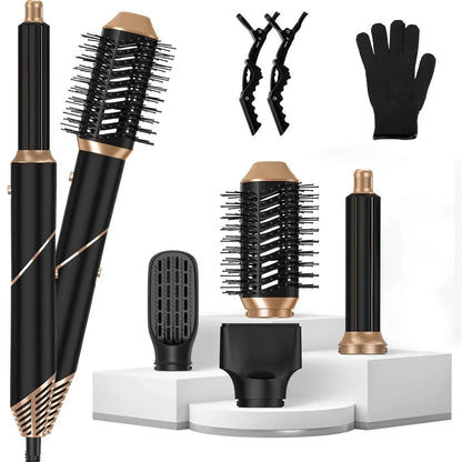 All-in-One Air Styler Splashis 1000w hair dryer 3 temperature settings 360 degree swivel cord 5 in 1 hair styler 6 foot power cable 60000 rpm motor adjustable heat hair dryer adult beginner friendly affordable airwrap affordable luxury beauty