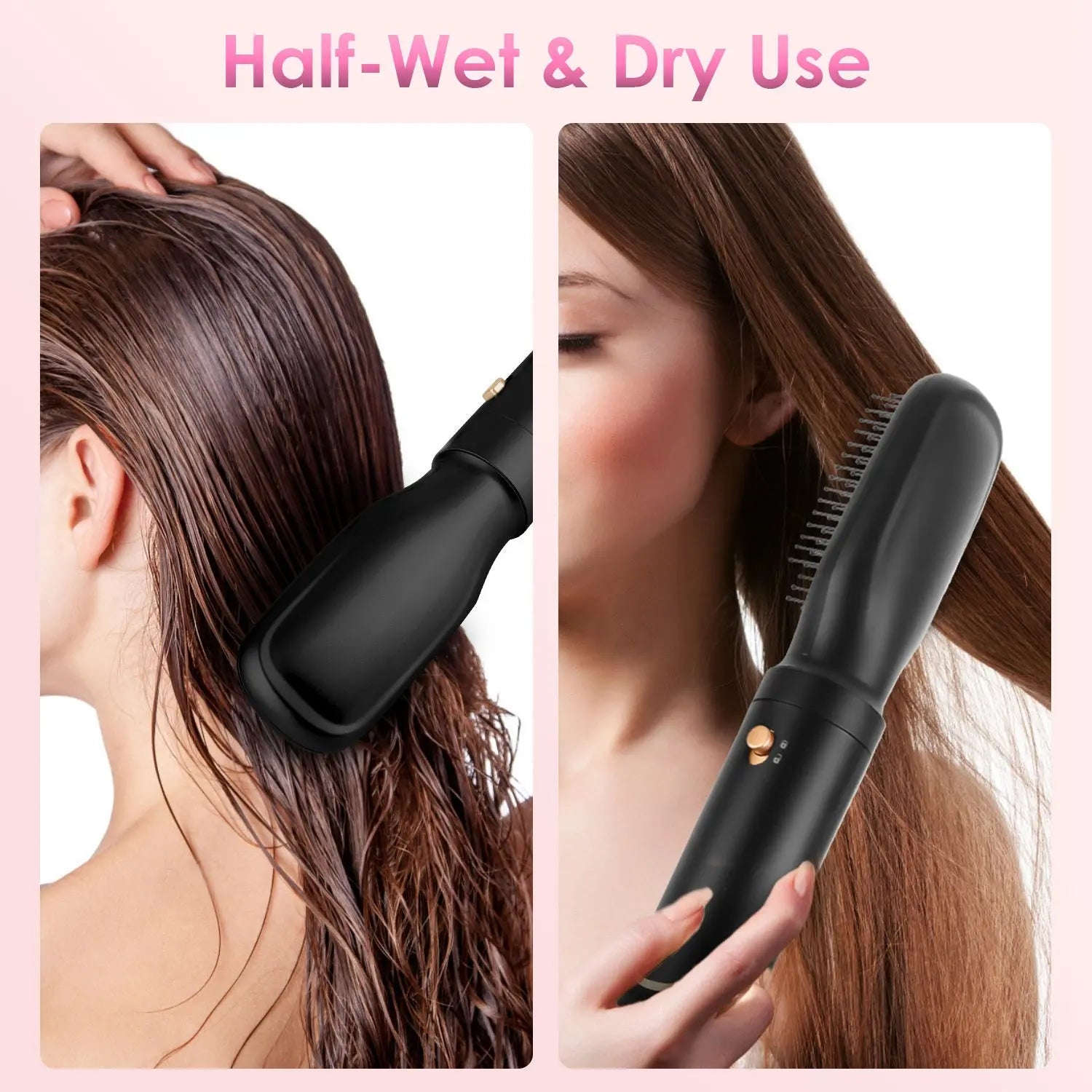 All-in-One Air Styler Splashis 1000w hair dryer 3 temperature settings 360 degree swivel cord 5 in 1 hair styler 6 foot power cable 60000 rpm motor adjustable heat hair dryer adult beginner friendly affordable airwrap affordable luxury beauty