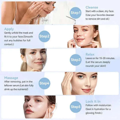 Anti-Aging Hydrating Sheet Mask Splashis 10-step routine essential 15-minute facial affordable luxury mask airplane skin recovery all-in-one mask anti-aging face mask anti-aging hydration anti-redness mask anti-wrinkle mask anxiety skin soother