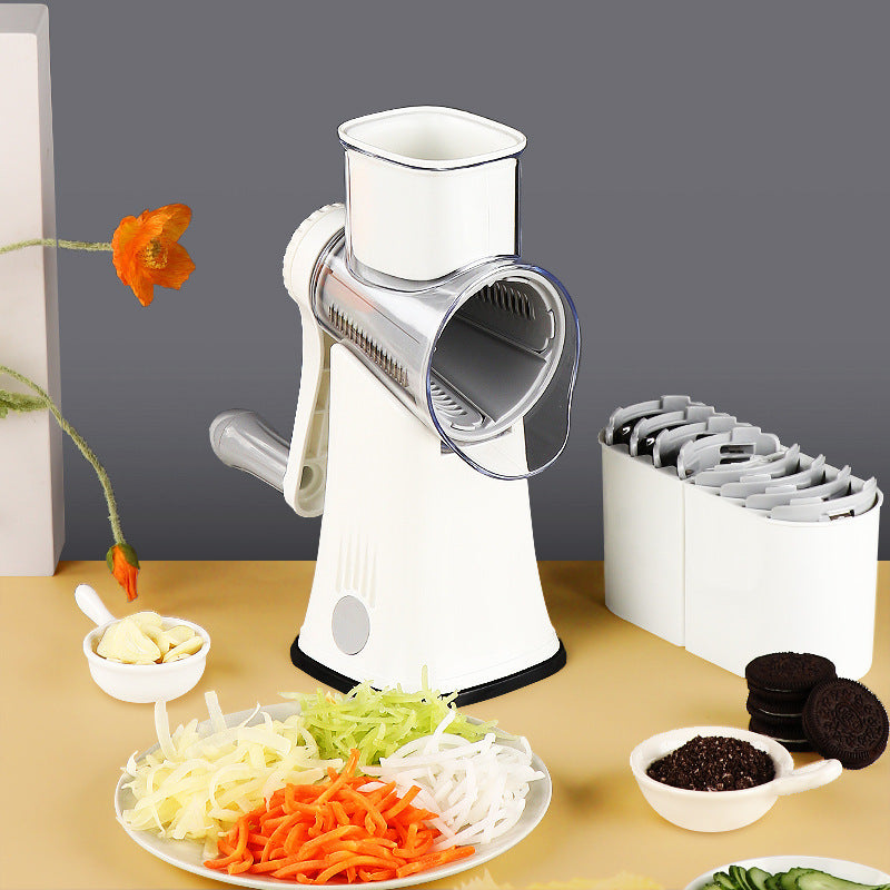 Hand Crank Vegetable Chopper Slicer and Dicer view 2