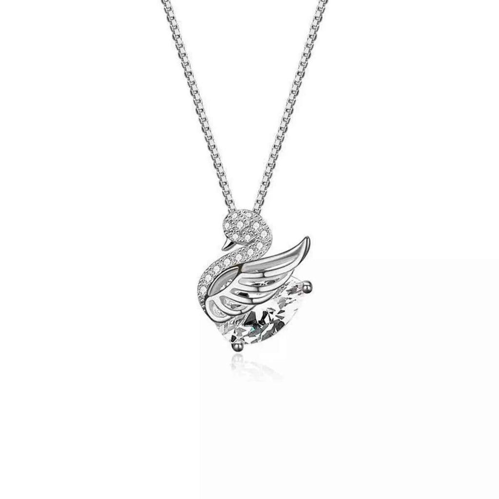 Zircon pendant necklace in 925 sterling silver — additional view 4