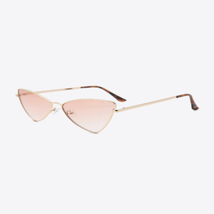 Metal frame cat-eye sunglasses — primary view Main image