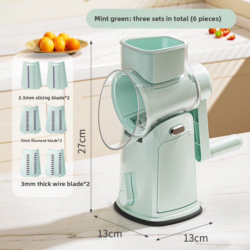 Vegetable cutter storage container detail