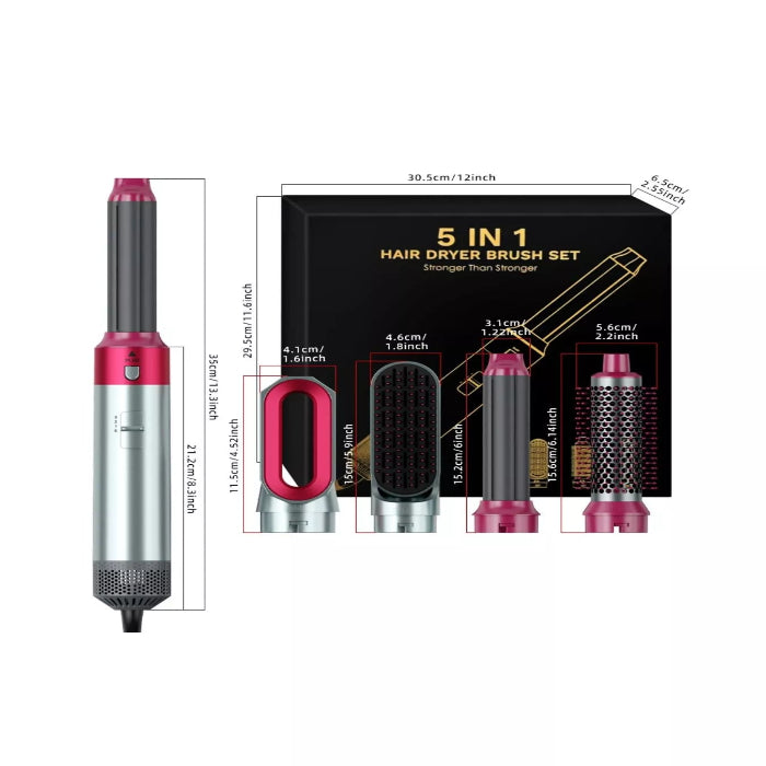 5-in-1 hot air styling brush — primary view Main image