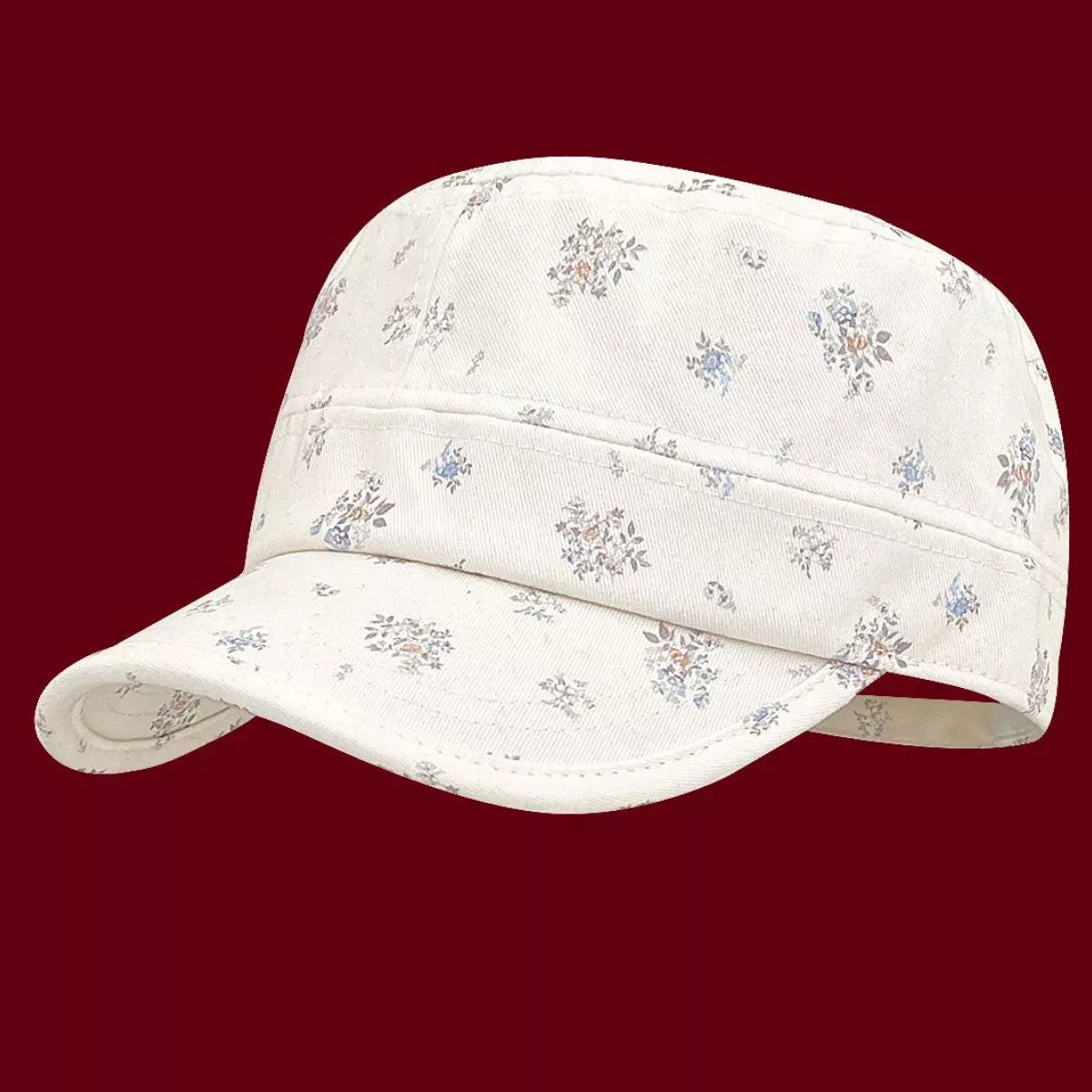 Floral Print Flat Top Hat Secondary image