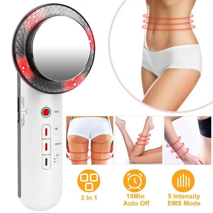 3-in-1 EMS Body Ultrasonic Fat Burner-Personal Care Appliances-Splashis-Splashis