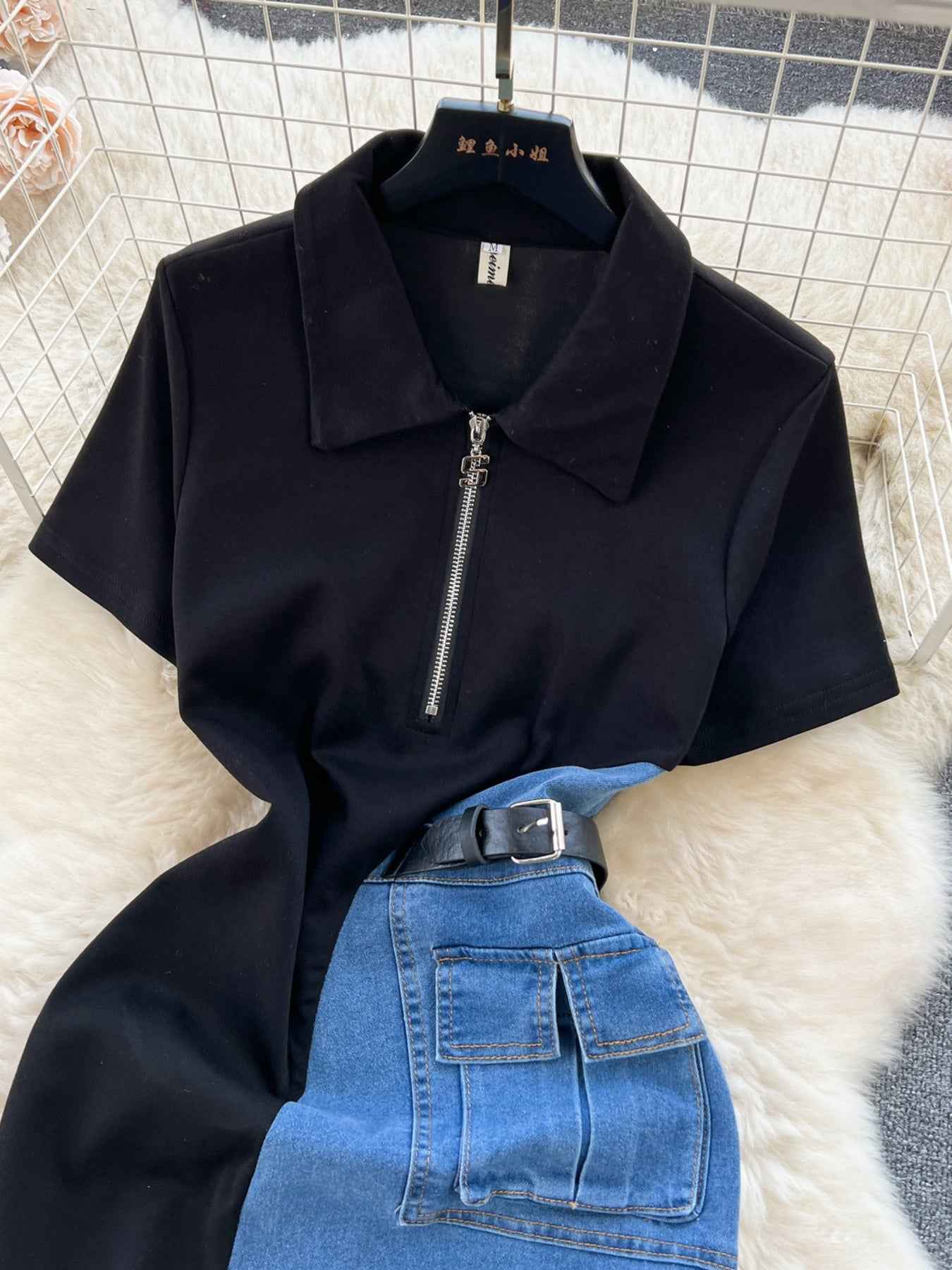 Plus Size Denim Midi Dress Secondary image