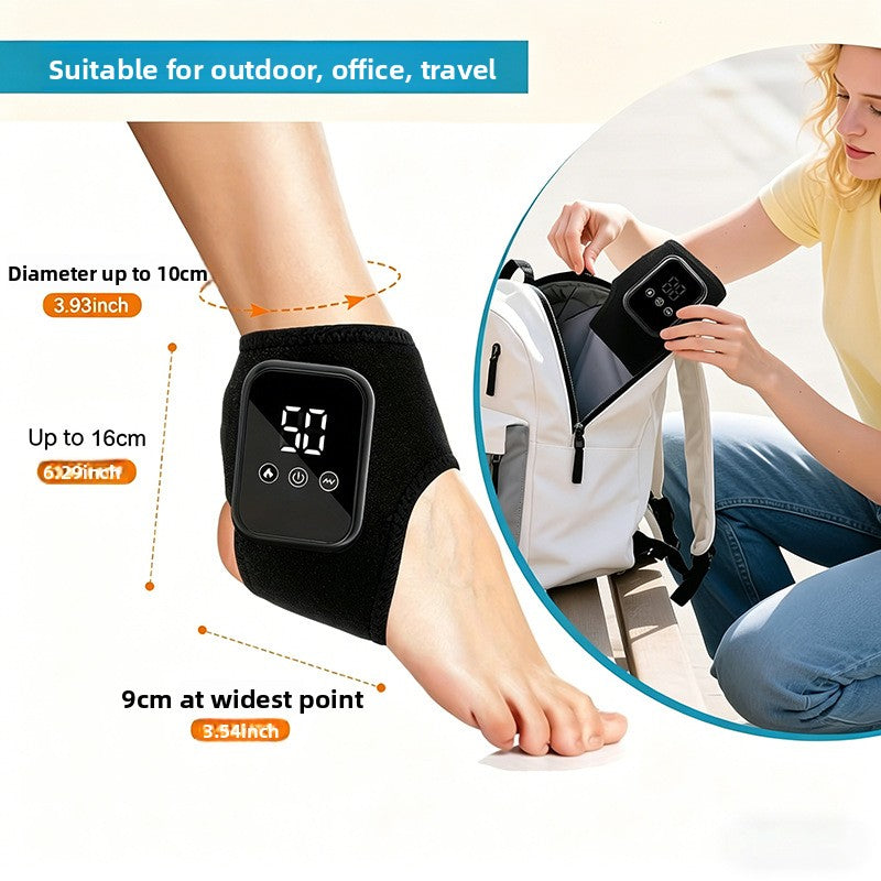 Ankle protector wrapped around ankle for support