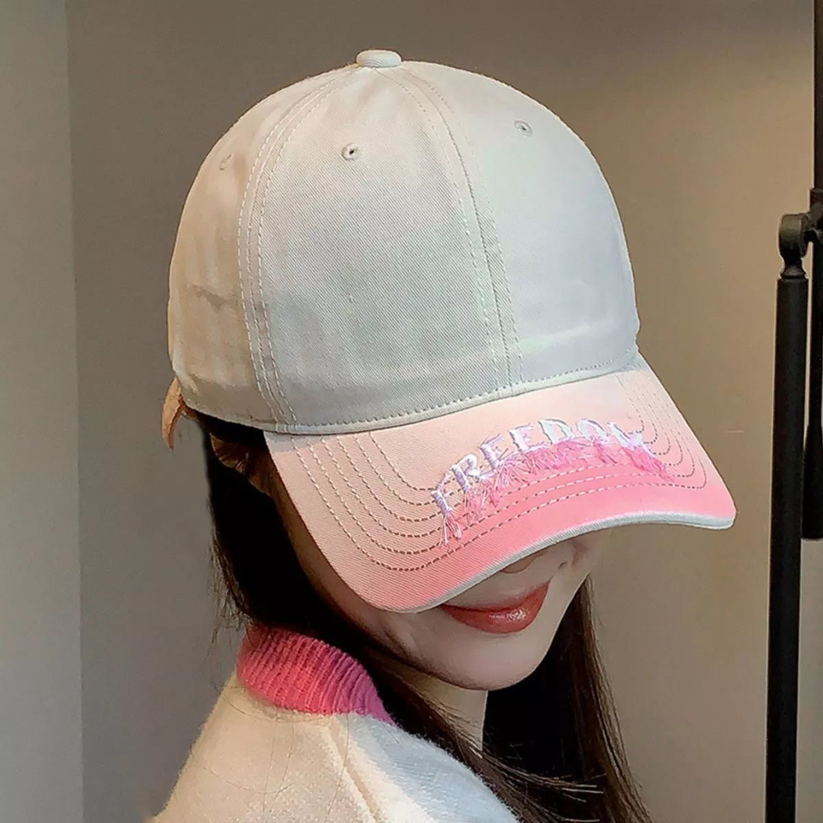 Gradient Embroidered Baseball Cap Secondary image