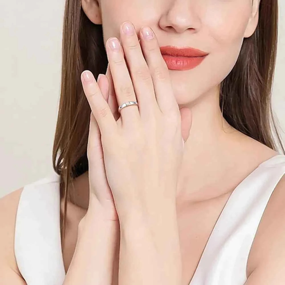 925 sterling silver moissanite ring — additional view 8