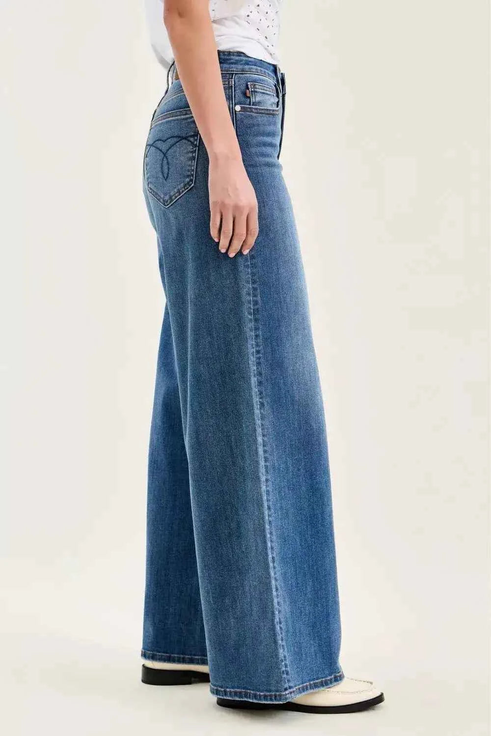 High Waist Tummy Control Flare Jeans Secondary image