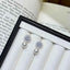 Zircon pearl drop earrings in 925 silver — primary view