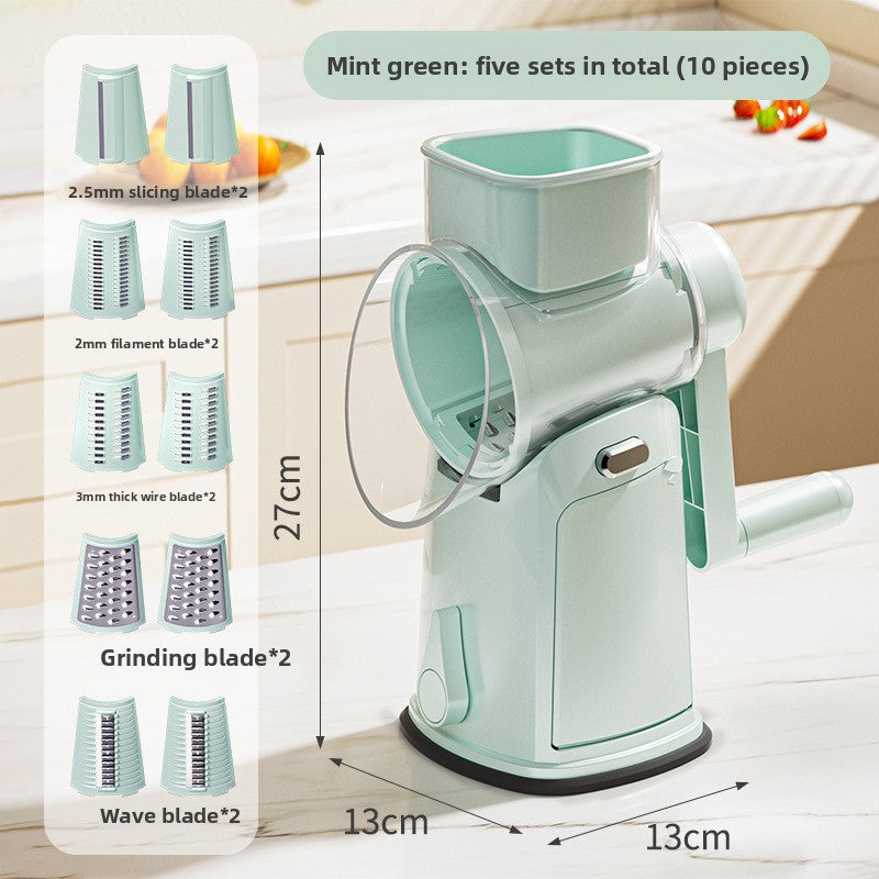 Vegetable cutter 5-blade deluxe edition detail