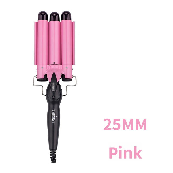 Three-barrel ceramic wave hair curler view 24