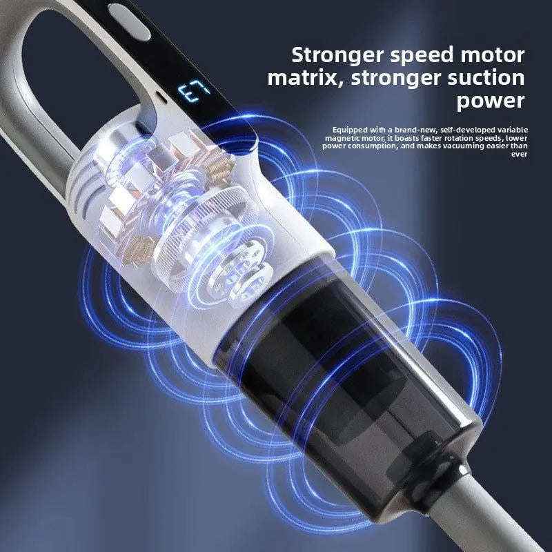 Cordless Vacuum Cleaner - 6000Pa Powerful Suction for Versatile Cleaning 副圖