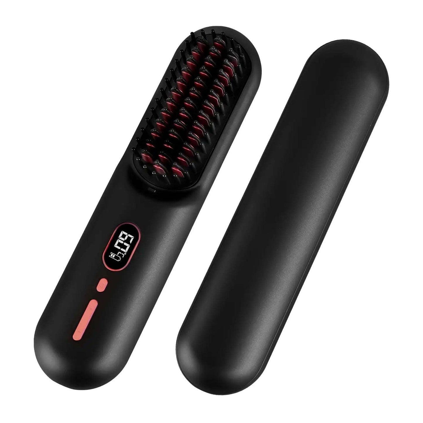 Cordless Hair Straightener Brush Splashis 12 heat settings 12 Heat Settings (248-446°F) 12 Temps & 40-Min Battery | Portable Frizz-Free Styling Anywhere 30 second heat up adjustable heat brush adjustable temperature brush affordable luxury