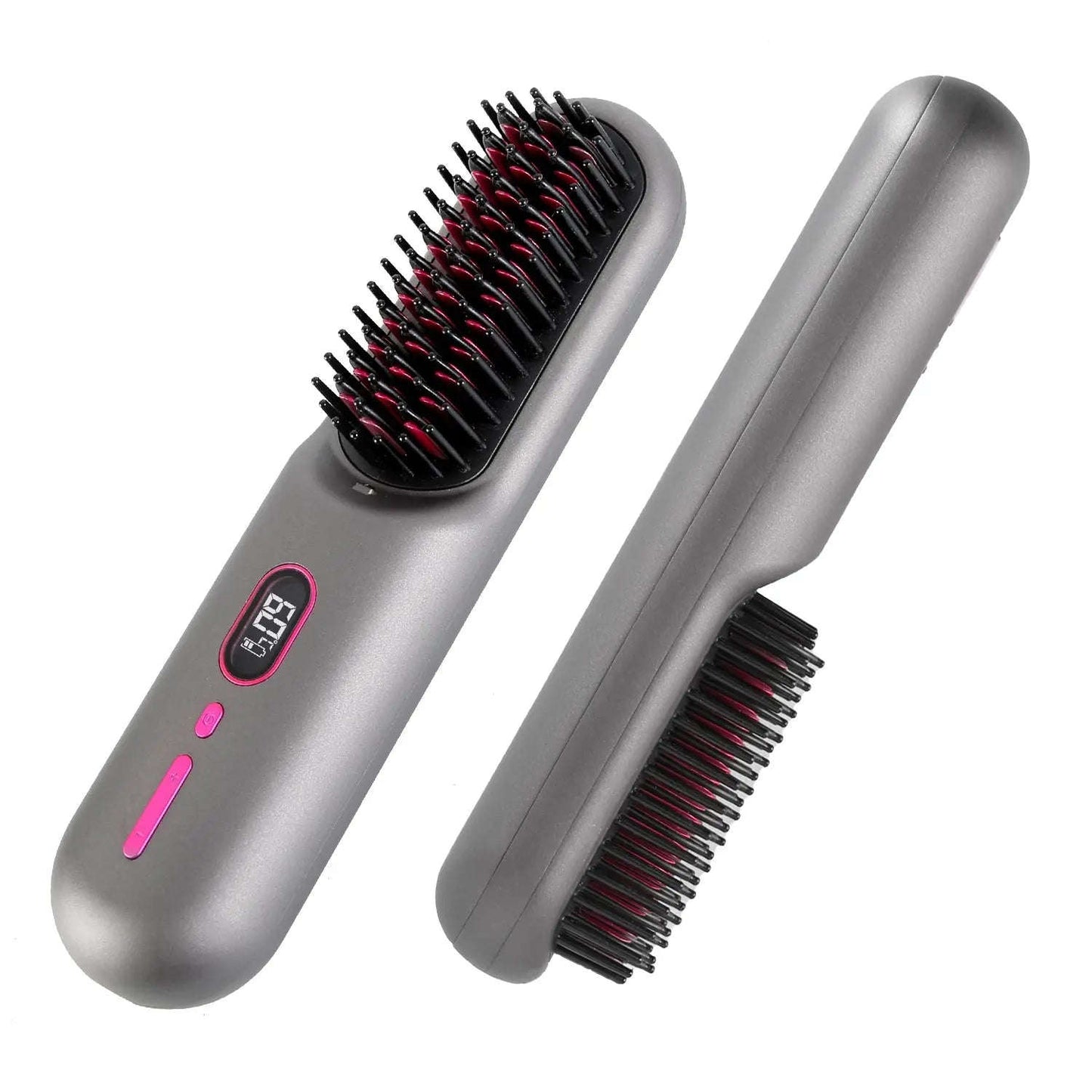 Cordless Hair Straightener Brush Splashis 12 heat settings 12 Heat Settings (248-446°F) 12 Temps & 40-Min Battery | Portable Frizz-Free Styling Anywhere 30 second heat up adjustable heat brush adjustable temperature brush affordable luxury